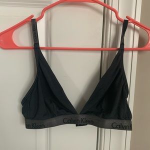 Calvin Klein Triangle Bralette size Medium